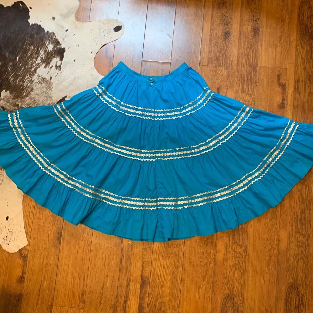 Vintage 1950's Patio Skirt - size small